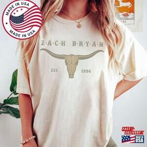 Zach Bryan Est 1996 T-Shirt Bullhead Shirt Country Music Classic
